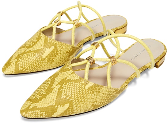 (W) Sandal Tumit Rendah Merah Charles & Keith dengan Tali Silang Depan CK1-70920093_AP.YELLOW Lookbook (W) Sandal Tumit Rendah Merah Charles & Keith dengan Tali Silang Depan CK1-70920093_AP.YELLOW