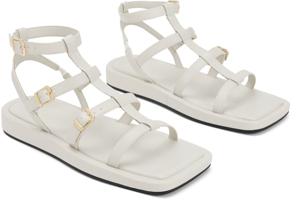 (W) Sandalias Peep-Toe recortadas CHARLES & KEITH 'Moda Romana' CK1-70580198 1