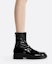 Shop (W) CHARLES & KEITH But Elastik Kulit Ankle 'Fashion Patchwork' Warna Blok CK1-90380144