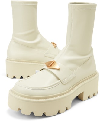 (Women) CHARLES & KEITH Elastic Platform Boot 'Retro Academy' CK1-90580157 Sizing (Women) CHARLES & KEITH Elastic Platform Boot 'Retro Academy' CK1-90580157