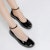 (W) CHARLES & KEITH Tumit Rendah Bertali Buku Lali Bertatah 'Mutiara Hitam' CK1-70900398_BLACK