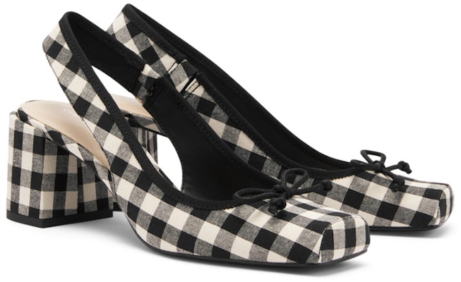 (W) CHARLES & KEITH Hak Tinggi Motif Kotak 'Retro Plaid' CK1-61720138 Details for (W) CHARLES & KEITH Hak Tinggi Motif Kotak 'Retro Plaid' CK1-61720138