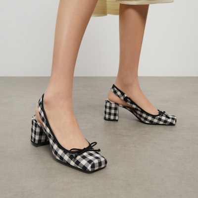 (W) CHARLES & KEITH Hak Tinggi Motif Kotak 'Retro Plaid' CK1-61720138 Cheap (W) CHARLES & KEITH Hak Tinggi Motif Kotak 'Retro Plaid' CK1-61720138