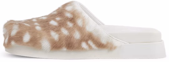 (Women) CHARLES & KEITH Fabric Colorblock Fluffy Flatform Mules 'Muller Slipper' CK1-70920113 (Women) CHARLES & KEITH Fabric Colorblock Fluffy Flatform Mules 'Muller Slipper' CK1-70920113