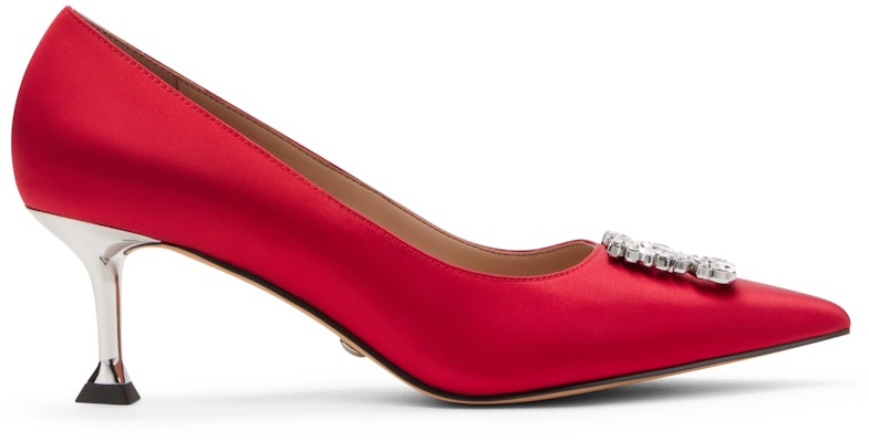(W) CHARLES & KEITH Fabric Pointed-Toe Stiletto 'Merah Delima' SL1-60580031 Order (W) CHARLES & KEITH Fabric Pointed-Toe Stiletto 'Merah Delima' SL1-60580031