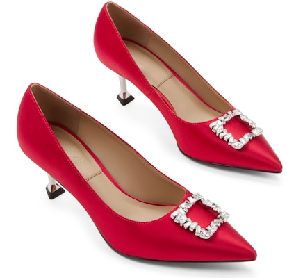 (W) CHARLES & KEITH Fabric Pointed-Toe Stiletto 'Merah Delima' SL1-60580031 Shop (W) CHARLES & KEITH Fabric Pointed-Toe Stiletto 'Merah Delima' SL1-60580031
