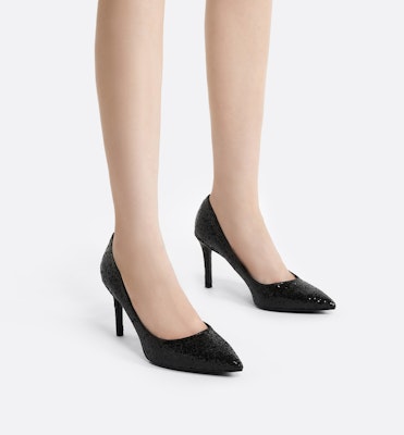 (W) CHARLES & KEITH Tumit Tinggi Kain Hujung Runcing 'Sequin Party' CK1-60280245-4 Cheap (W) CHARLES & KEITH Tumit Tinggi Kain Hujung Runcing 'Sequin Party' CK1-60280245-4
