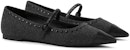 (W) CHARLES & KEITH Mary Jane Flat Runcing Berstud Fabrik CK1-70900486