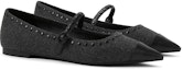 Purchase (W) CHARLES & KEITH Mary Jane Flat Runcing Berstud Fabrik CK1-70900486