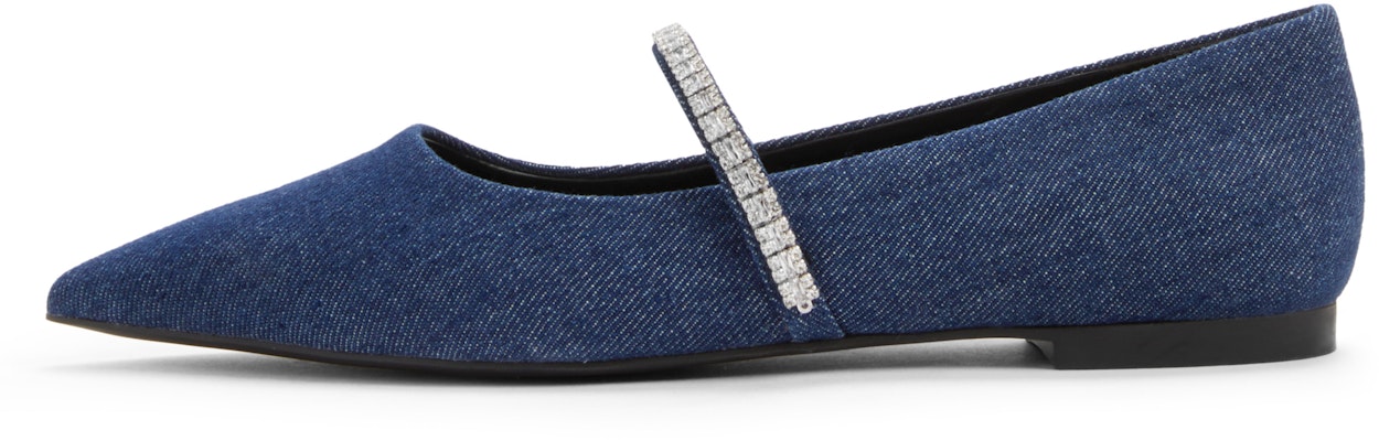 CHARLES&KEITH 織物 亮鑽一字帶尖頭平跟 休閒單鞋 女款 Purchase CHARLES&KEITH 織物 亮鑽一字帶尖頭平跟 休閒單鞋 女款