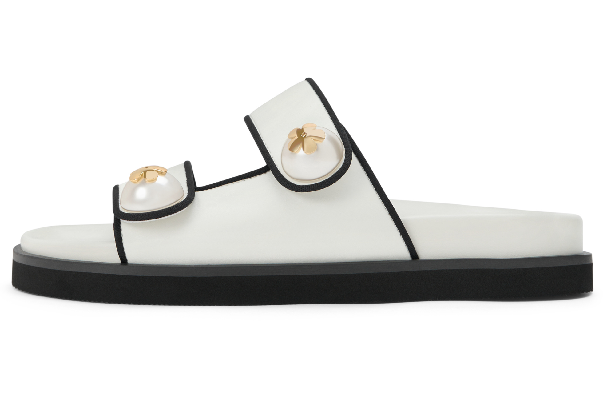(Women) CHARLES & KEITH Flat Open-Toe Slide 'Fashion Comfort' CK1-71720053