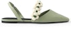 (W) CHARLES & KEITH Sandal Rata 'Fesyen Kelabu Hijau' CK1-70900276_GREEN