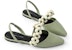 (W) CHARLES & KEITH Sandal Rata 'Fesyen Kelabu Hijau' CK1-70900276_GREEN