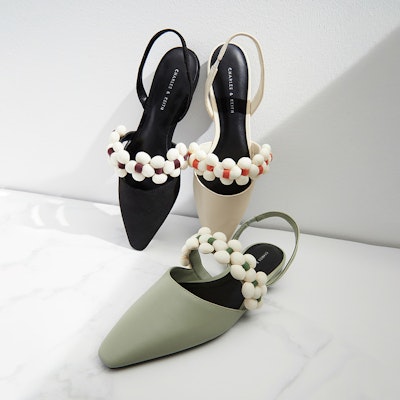 (W) CHARLES & KEITH Sandalia Plana 'Moda Gris Verde' CK1-70900276_GREEN Details for (W) CHARLES & KEITH Sandalia Plana 'Moda Gris Verde' CK1-70900276_GREEN