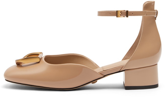 CHARLES&KEITH 頭層牛皮 Gabine亮皮粗跟圓頭高筒鞋 3.5cm 女款 Purchase CHARLES&KEITH 頭層牛皮 Gabine亮皮粗跟圓頭高筒鞋 3.5cm 女款
