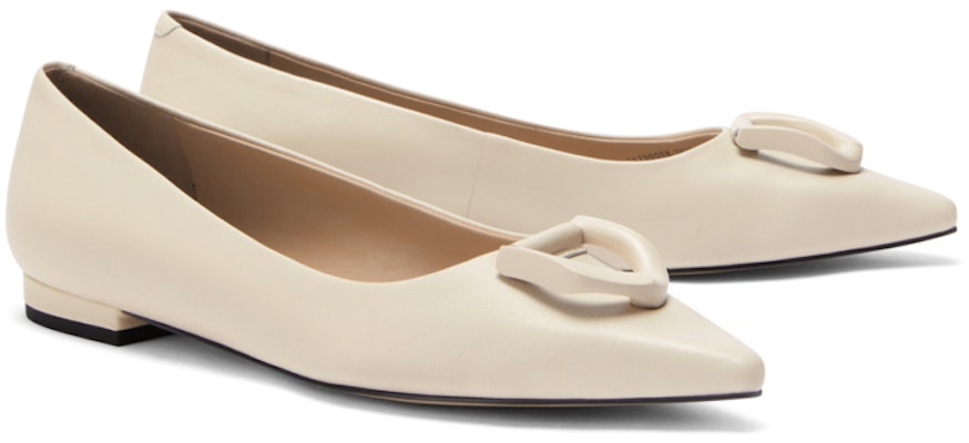CHARLES&KEITH 羊皮 Gabine 時尚馬蹄扣淺口尖頭 單鞋 女款 Cheap CHARLES&KEITH 羊皮 Gabine 時尚馬蹄扣淺口尖頭 單鞋 女款