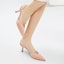 Shop (W) CHARLES & KEITH Kasut Tumit Tinggi Rantaian Permata 'Merah Muda Terang' CK1-60280331_BLUSH