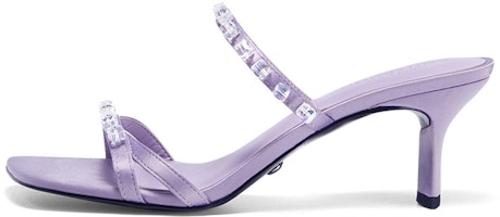 (Women) CHARLES & KEITH Gem-Embellished Open Toe High-Heeled Sandals 'Purple' SL1-60280411_PURPLE (Women) CHARLES & KEITH Gem-Embellished Open Toe High-Heeled Sandals 'Purple' SL1-60280411_PURPLE