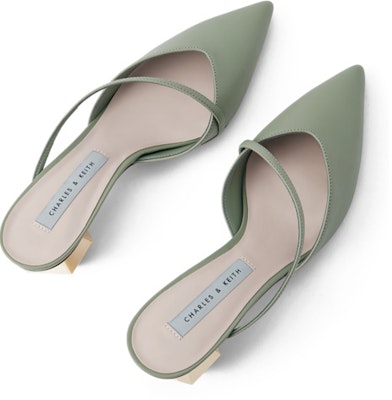 (Women) CHARLES & KEITH Geometric Heel Pointed Mule 'Fashion Slide' CK1-61720056 Lookbook (Women) CHARLES & KEITH Geometric Heel Pointed Mule 'Fashion Slide' CK1-61720056