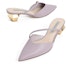 Cheap (W) CHARLES & KEITH Tumit Geometri Pointed Mule 'Fashion Slide' CK1-61720056