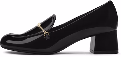 (Women) CHARLES & KEITH Loafer 'Metal Chain Patent Leather Chunky Heel' CK1-60280415 (Women) CHARLES & KEITH Loafer 'Metal Chain Patent Leather Chunky Heel' CK1-60280415