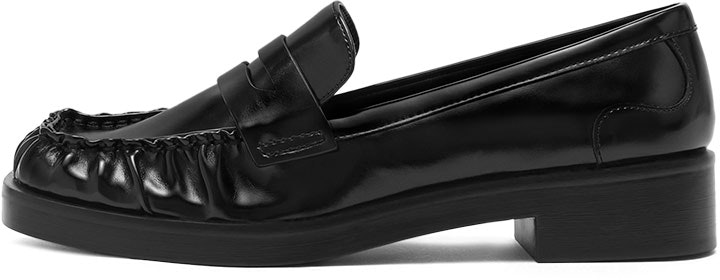 women-charles-and-keith-charles-and-keith-loafer-retro-british-pleated-square-toe-ck-1-70360141