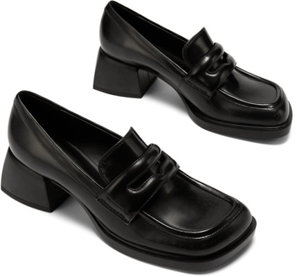(W) CHARLES & KEITH Loafer 'Retro British' Gaya Inggris Klasik CK1-60580248 3