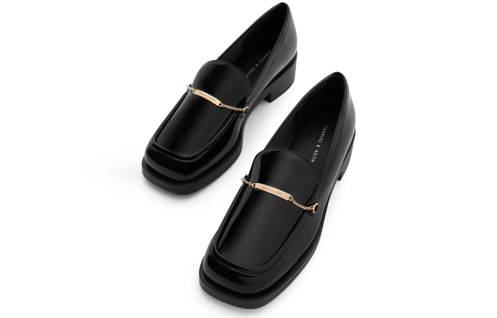 Lookbook (W) CHARLES & KEITH Loafer 'Retro Minimalis' CK1-70900493