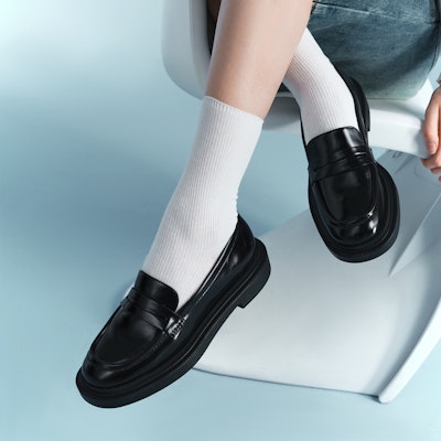 (Women) CHARLES & KEITH Loafer 'Retro Versatile' CK1-70900422 2