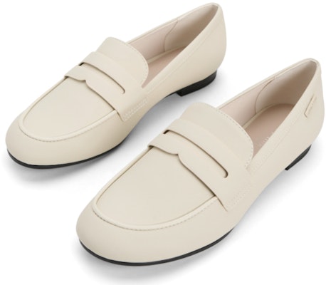 CHARLES&KEITH 織物 簡約通勤平底 樂福鞋 女款 Sizing CHARLES&KEITH 織物 簡約通勤平底 樂福鞋 女款