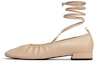 Buy (W) CHARLES & KEITH Tumit Rendah Tali Buku Lali 'Beige' CK1-70920080_BEIGE