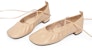 (W) CHARLES & KEITH Tumit Rendah Tali Buku Lali 'Beige' CK1-70920080_BEIGE