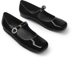 CHARLES&KEITH PU 簡約一字帶瑪莉珍 休閒單鞋 1.4cm 女款 Lookbook CHARLES&KEITH PU 簡約一字帶瑪莉珍 休閒單鞋 1.4cm 女款