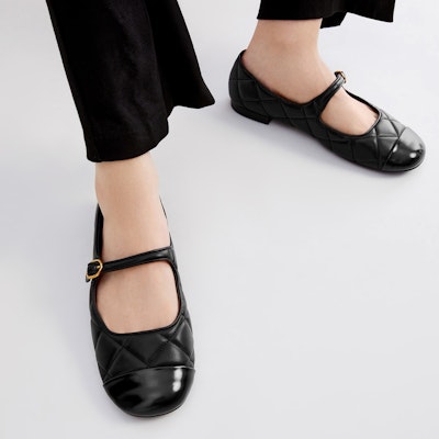 (W) CHARLES & KEITH Mary Jane 'Patchwork Quilt' Zapatos Mujer Retro CK1-70900405 11