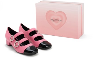 (Women) CHARLES & KEITH Mary Jane 'Sweet Pink Block Heel' SL1-61900021 (Women) CHARLES & KEITH Mary Jane 'Sweet Pink Block Heel' SL1-61900021
