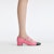 (W) CHARLES & KEITH Mary Jane 'Tumit Blok Merah Jambu Manis' SL1-61900021
