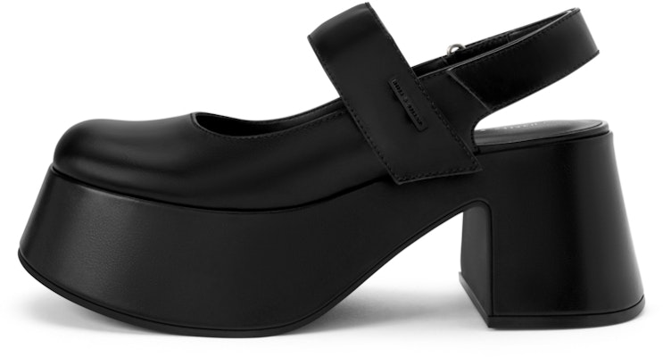 (Women) CHARLES & KEITH Mary Jane Chunky Heel Pumps 'Synthetic Leather' CK1-80580135 Buy (Women) CHARLES & KEITH Mary Jane Chunky Heel Pumps 'Synthetic Leather' CK1-80580135