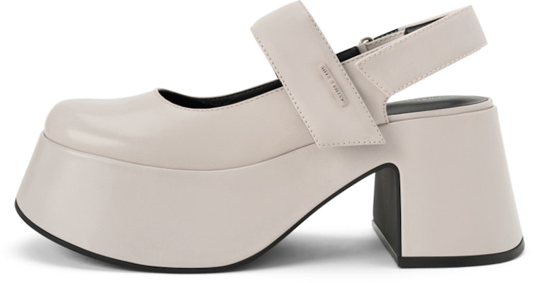 (W) CHARLES & KEITH メリージェーンチャンキーヒール CK1-80580135 Shop (W) CHARLES & KEITH メリージェーンチャンキーヒール CK1-80580135