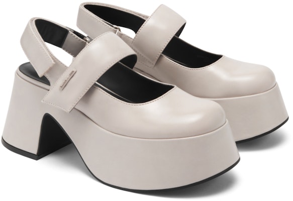 (Women) CHARLES & KEITH Mary Jane Chunky Heel Pumps 'Synthetic Leather' CK1-80580135 Purchase (Women) CHARLES & KEITH Mary Jane Chunky Heel Pumps 'Synthetic Leather' CK1-80580135