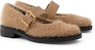 (W) CHARLES & KEITH Mary Jane Tumit Rendah 'Bulu Tiruan' SL1-71720101