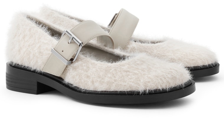 (Women) CHARLES & KEITH Mary Jane Low Heel 'Faux Fur' SL1-71720101 Details for (Women) CHARLES & KEITH Mary Jane Low Heel 'Faux Fur' SL1-71720101