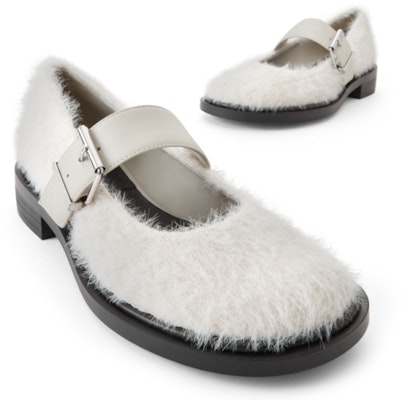 (Women) CHARLES & KEITH Mary Jane Low Heel 'Faux Fur' SL1-71720101 Sizing (Women) CHARLES & KEITH Mary Jane Low Heel 'Faux Fur' SL1-71720101