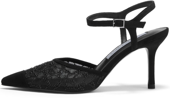 (Women) CHARLES & KEITH Mesh Ankle Strap Pointed Toe Pumps '8cm Heel' CK1-60280374-1 Buy (Women) CHARLES & KEITH Mesh Ankle Strap Pointed Toe Pumps '8cm Heel' CK1-60280374-1