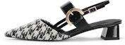 Buy (W) CHARLES & KEITH Tumit Blok Hujung Runcing 'Campuran Warna' dengan Kepala Gesper Logam CK1-60580246_MULTI