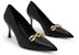 (W) CHARLES & KEITH Tumit Tinggi Runcing Rantai Logam 'Gold Chain' CK1-60361449