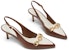 (W) CHARLES & KEITH Tumit Tinggi Runcing dengan Hiasan Rantai Metalik '6.1cm Tumit' CK1-60361445