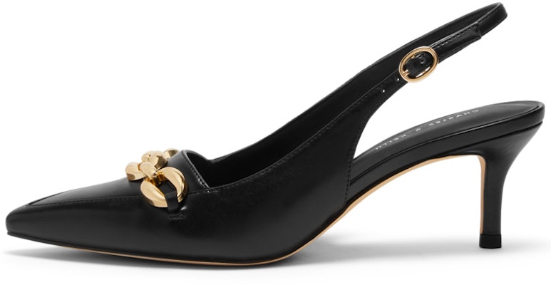 (W) CHARLES & KEITH Tumit Tinggi Runcing dengan Hiasan Rantai Metalik '6.1cm Tumit' CK1-60361445 Sizing (W) CHARLES & KEITH Tumit Tinggi Runcing dengan Hiasan Rantai Metalik '6.1cm Tumit' CK1-60361445