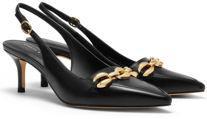 (W) CHARLES & KEITH Tumit Tinggi Runcing dengan Hiasan Rantai Metalik '6.1cm Tumit' CK1-60361445 Cheap (W) CHARLES & KEITH Tumit Tinggi Runcing dengan Hiasan Rantai Metalik '6.1cm Tumit' CK1-60361445