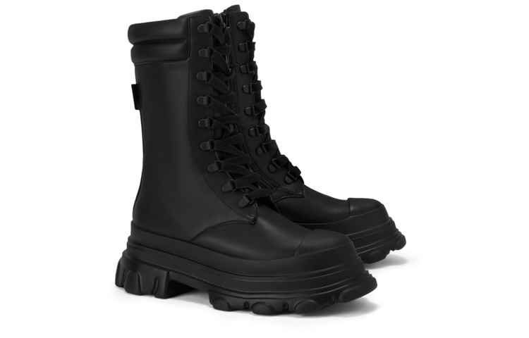 Order (W) CHARLES & KEITH Sepatu Bot Platform 'Celebrity Style' Setinggi Betis CK1-90580161