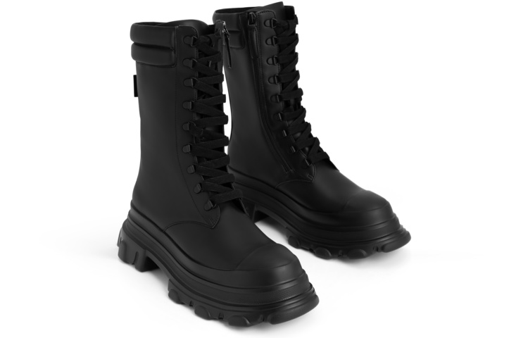 Lookbook (W) CHARLES & KEITH Sepatu Bot Platform 'Celebrity Style' Setinggi Betis CK1-90580161